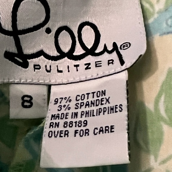 VINTAGE LILLY PULITZER PANTS SIZE 8 - Picture 4 of 4